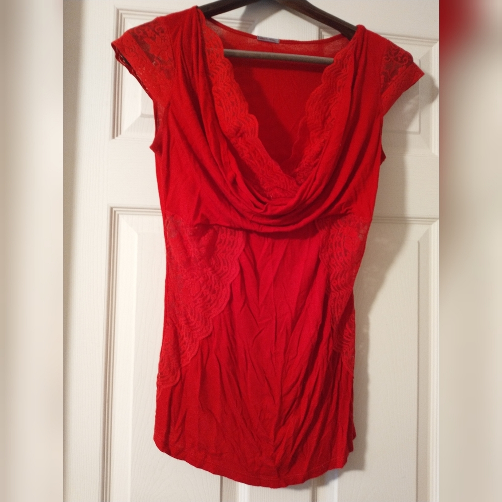 Charlotte Russe Red Shirt